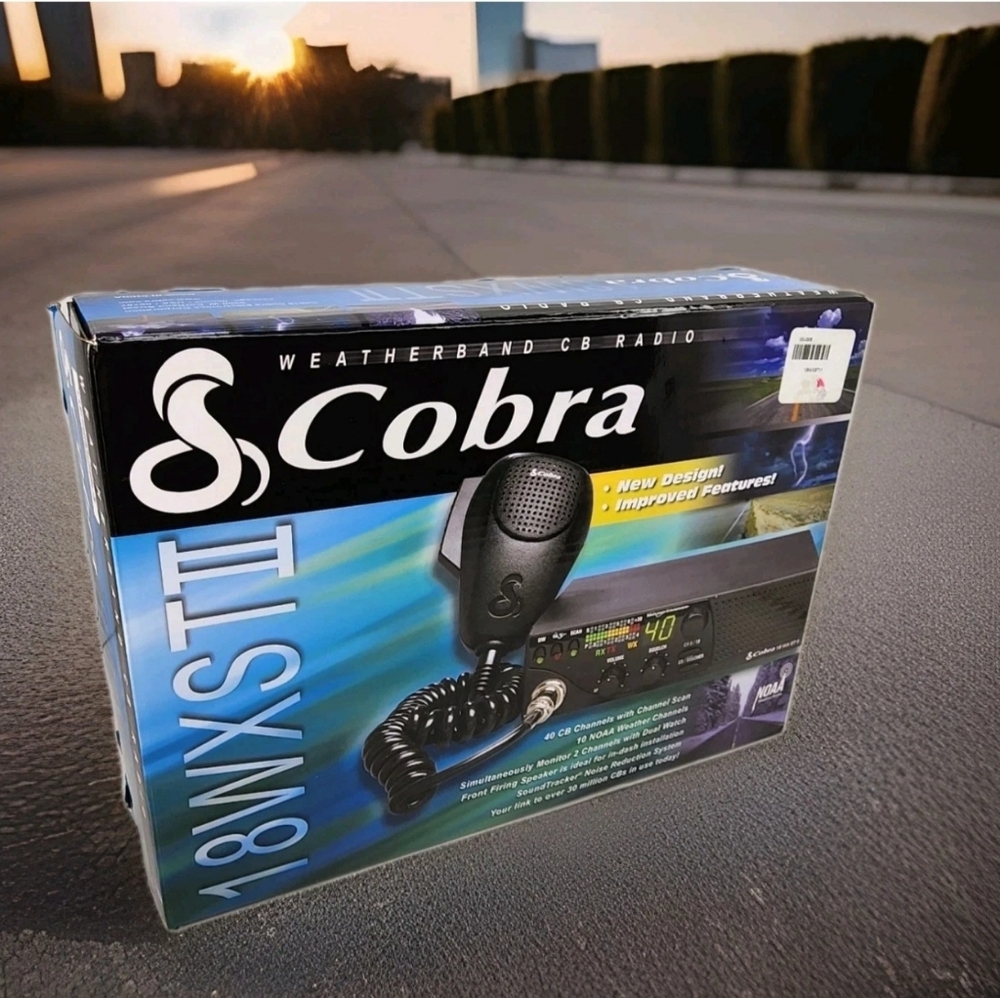 Cobra Weather 40 Channel CB Radio Mod. (18WXSTII)  NWT.